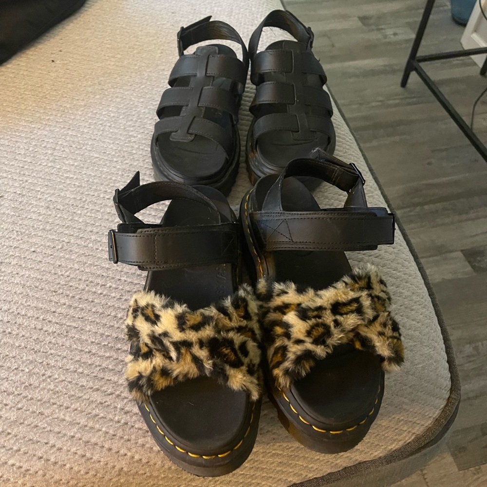 Two Pairs of Doc Sandals